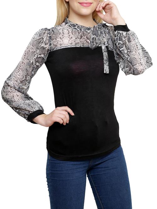 grey polyester top - 10126197 - Very Small Image - 1