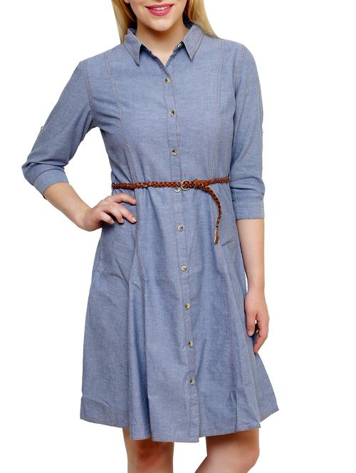 grey polyester dress - 10126210 - Very Small Image - 1