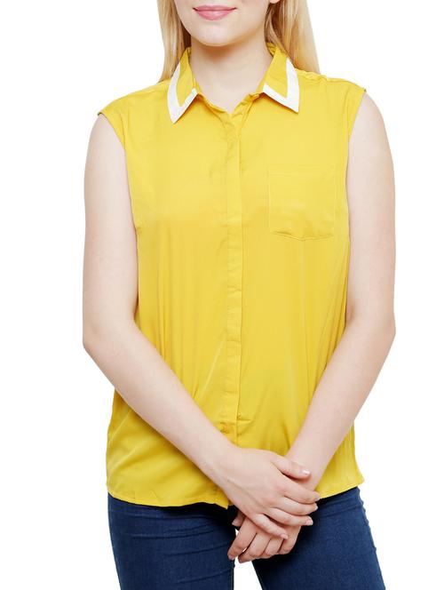 yellow polyester shirt - 10126213 - Very Small Image - 1