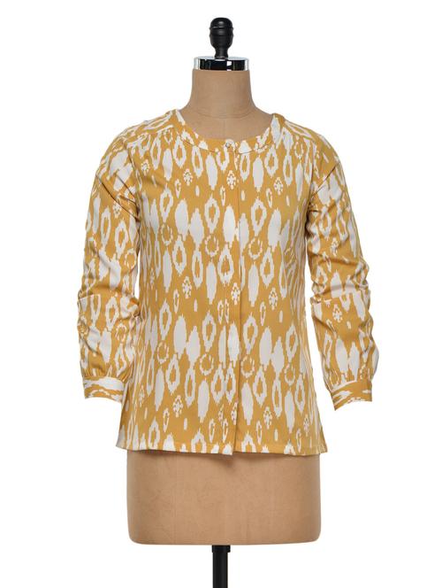 ikat print polyester shirt - 1012899 - Very Small Image - 1