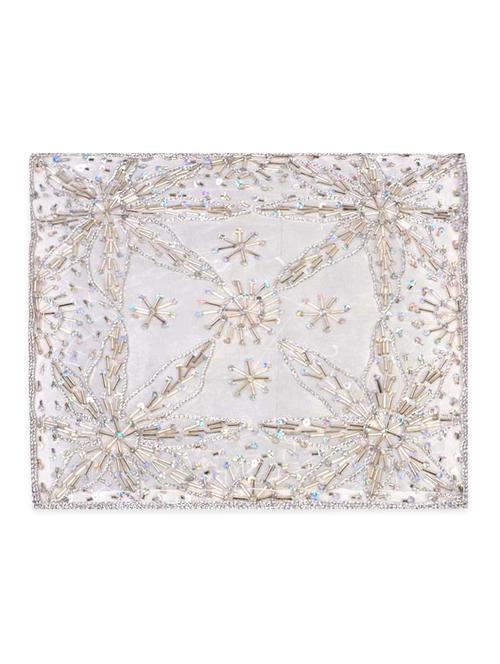 silver and gold sequined table napkin set (6pcs) - 1013383 - Very Small Image - 1