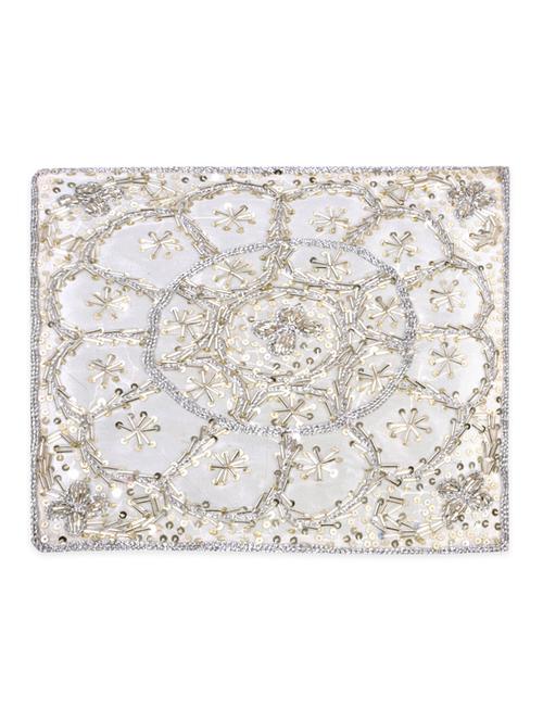 silver and gold sequined table napkin set (6pcs) - 1013384 - Very Small Image - 1
