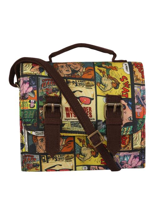 multi colored cotton sling bag - 10139516 - Very Small Image - 1