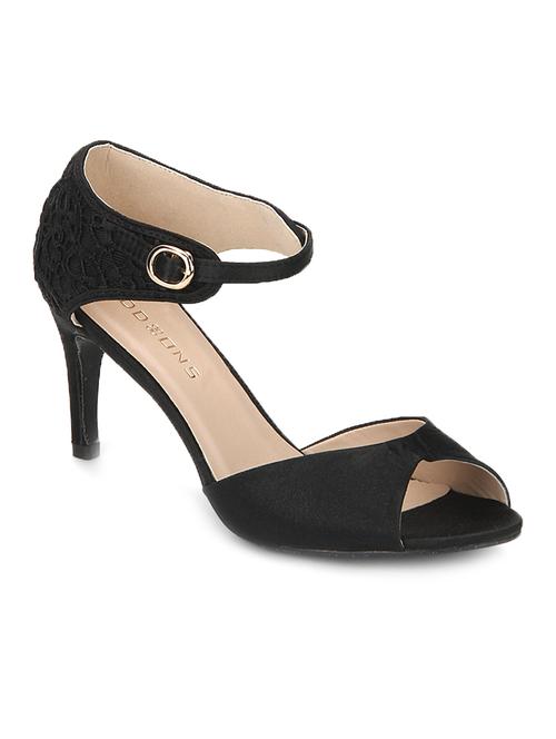 black satin sandal - 10142895 - Very Small Image - 1