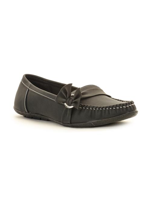 black leatherette loafers & mocassins - 10156581 - Very Small Image - 1