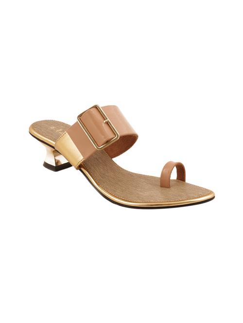 beige leatherette sandal - 10158016 - Very Small Image - 1