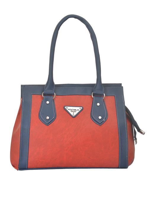 red leatherette handbag - 10162033 - Very Small Image - 1