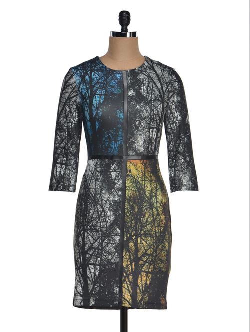 multicolored bodycon dress - 1018403 - Very Small Image - 1