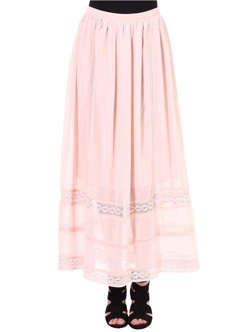 peach polyester skirts - 10185968 - Very Small Image - 1