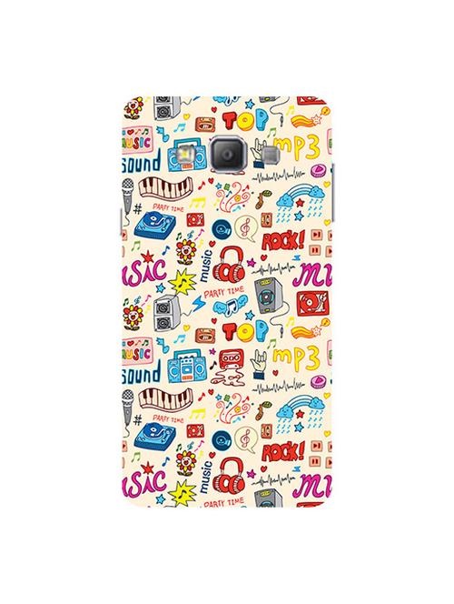 edesignhub designer silicone back cover for samsung galaxy a7 sm-a700 - 10199040 - Very Small Image - 1