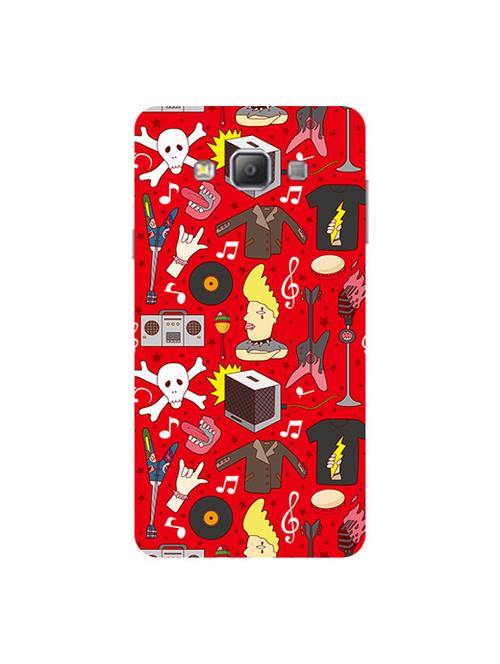 edesignhub designer silicone back cover for samsung galaxy a7 sm-a700 - 10199041 - Very Small Image - 1
