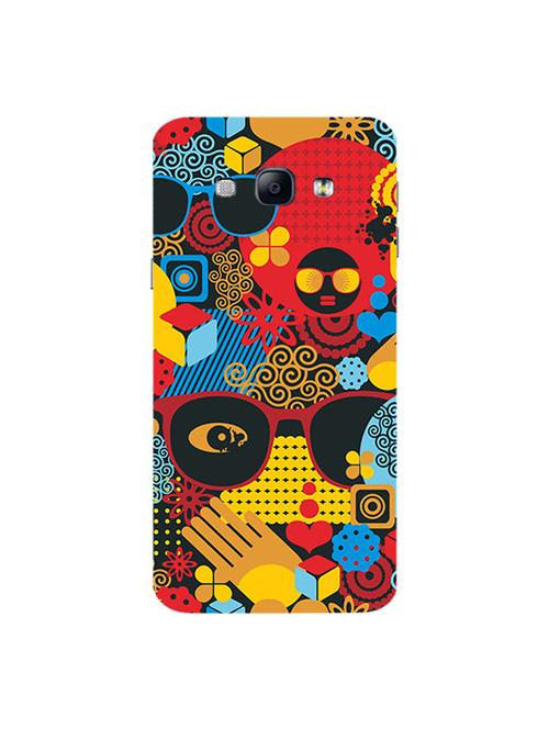 edesignhub designer silicone back cover for samsung galaxy a8 sm-a800f - 10199661 - Very Small Image - 1