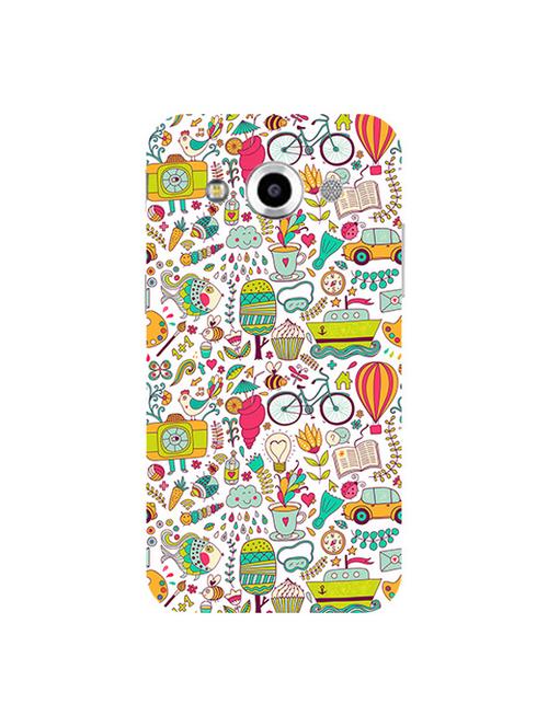 edesignhub designer silicone back cover for samsung galaxy core max - 10200120 - Very Small Image - 1