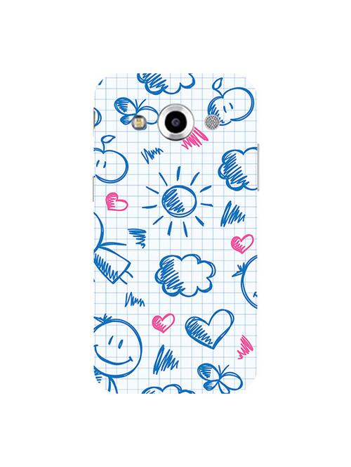 edesignhub designer silicone back cover for samsung galaxy core max - 10200168 - Very Small Image - 1