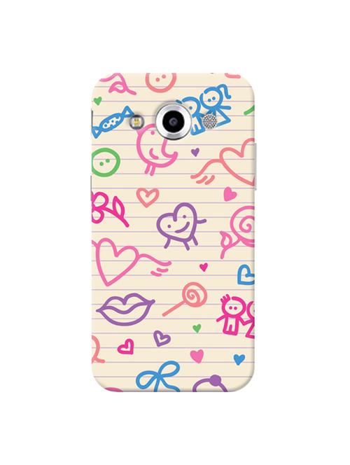 edesignhub designer silicone back cover for samsung galaxy core max - 10200390 - Very Small Image - 1