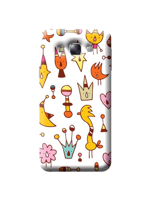 edesignhub designer silicone back cover for samsung galaxy e7 sm e700 - 10200910 - Very Small Image - 1