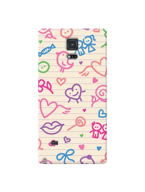 edesignhub designer silicone back cover for samsung galaxy note 4 sm n910 - 10206428 - Very Small Image - 1