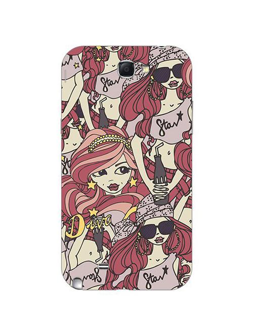 edesignhub designer silicone back cover for samsung galaxy note 2 n7100 - 10206439 - Very Small Image - 1
