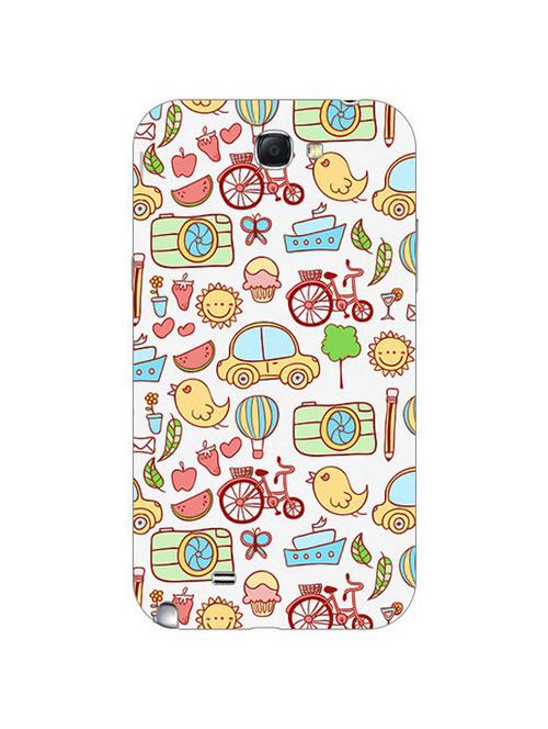 edesignhub designer silicone back cover for samsung galaxy note 2 n7100 - 10206457 - Very Small Image - 1