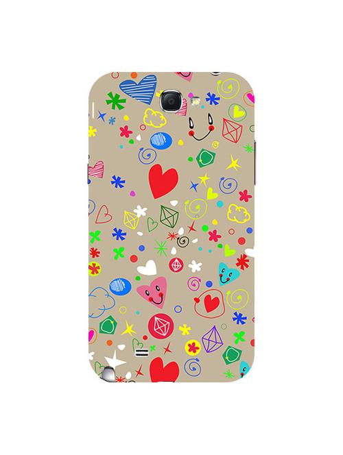 edesignhub designer silicone back cover for samsung galaxy note 2 n7100 - 10206610 - Very Small Image - 1