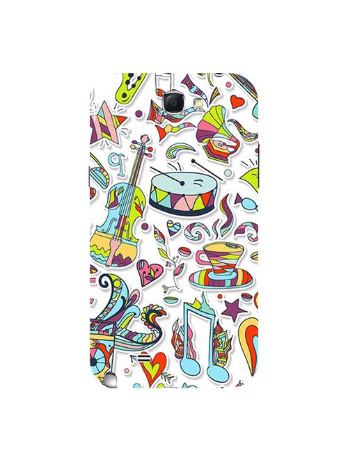 edesignhub designer silicone back cover for samsung galaxy note 2 n7100 - 10206616 - Very Small Image - 1