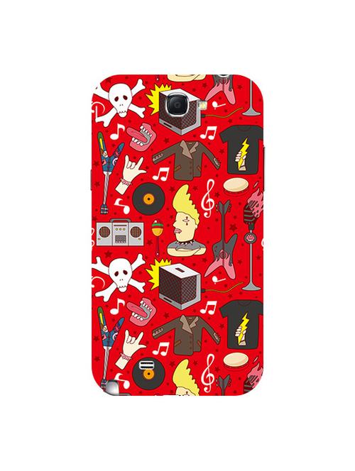 edesignhub designer silicone back cover for samsung galaxy note 2 n7100 - 10206638 - Very Small Image - 1