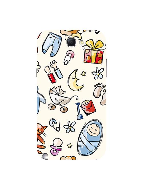 edesignhub designer silicone back cover for samsung galaxy note 2 n7100 - 10206776 - Very Small Image - 1