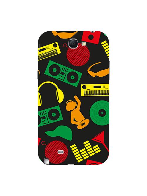 edesignhub designer silicone back cover for samsung galaxy note 2 n7100 - 10206821 - Very Small Image - 1