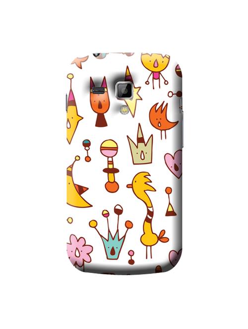 edesignhub designer silicone back cover for samsung galaxy s duos s7562 - 10207595 - Very Small Image - 1