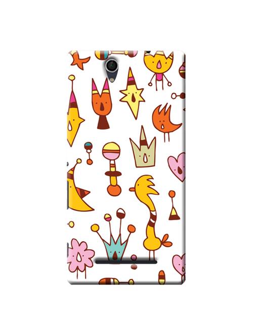 edesignhub designer silicone back cover for sony xperia c3 - 10210464 - Very Small Image - 1