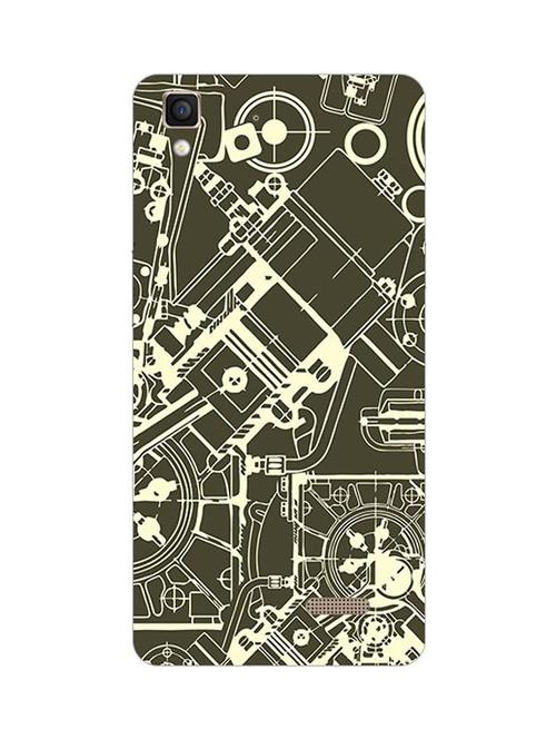 edesignhub designer silicone back cover for oppo r7 lite - 10218472 - Very Small Image - 1
