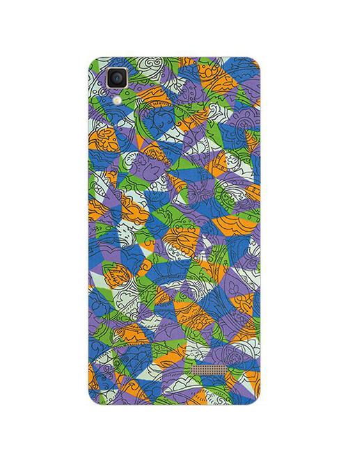 edesignhub designer silicone back cover for oppo r7 lite - 10218848 - Very Small Image - 1