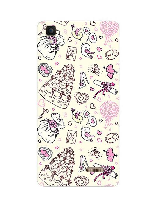 edesignhub designer silicone back cover for oppo r7 lite - 10219132 - Very Small Image - 1