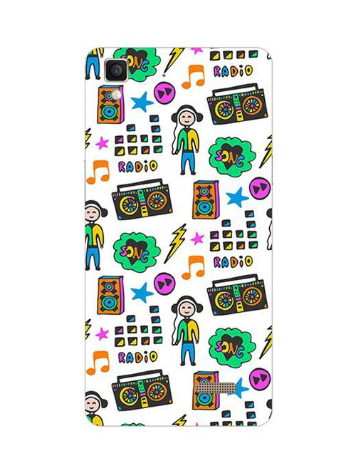 edesignhub designer silicone back cover for oppo r7 lite - 10219183 - Very Small Image - 1