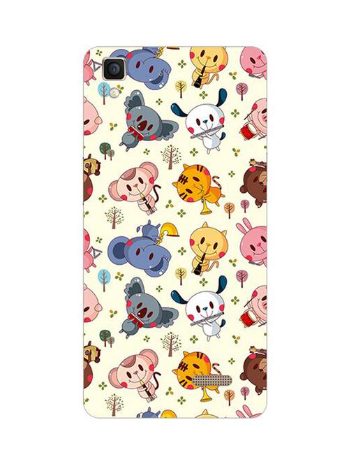 edesignhub designer silicone back cover for oppo r7 lite - 10219284 - Very Small Image - 1