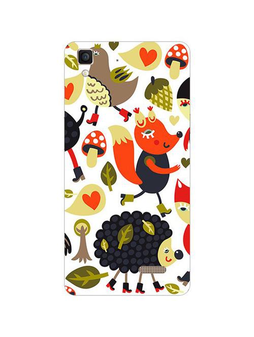edesignhub designer silicone back cover for oppo r7 lite - 10219344 - Very Small Image - 1