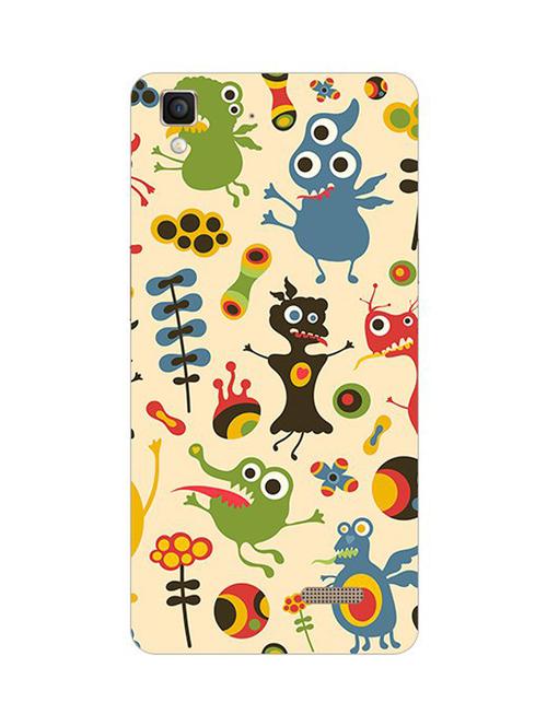 edesignhub designer silicone back cover for oppo r7 lite - 10219528 - Very Small Image - 1