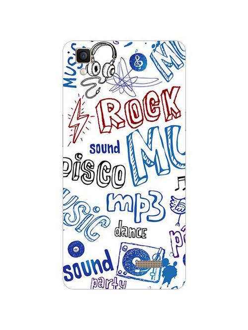 edesignhub designer silicone back cover for oppo r7 lite - 10219546 - Very Small Image - 1