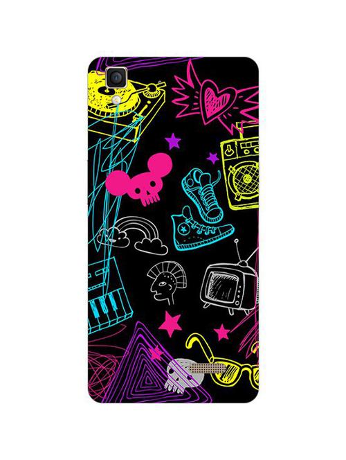 edesignhub designer silicone back cover for oppo r7 lite - 10219552 - Very Small Image - 1