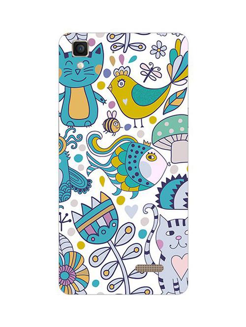 edesignhub designer silicone back cover for oppo r7 lite - 10219598 - Very Small Image - 1