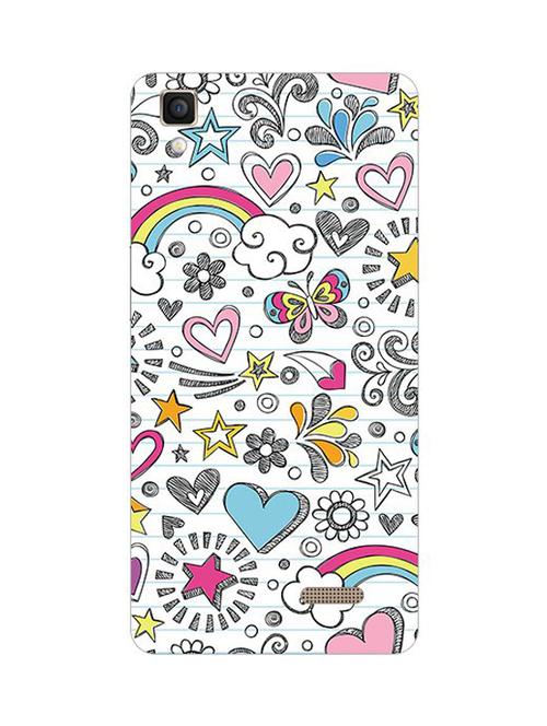 edesignhub designer silicone back cover for oppo r7 lite - 10219715 - Very Small Image - 1