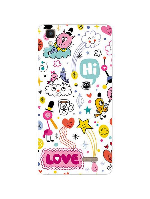 edesignhub designer silicone back cover for oppo r7 lite - 10219781 - Very Small Image - 1