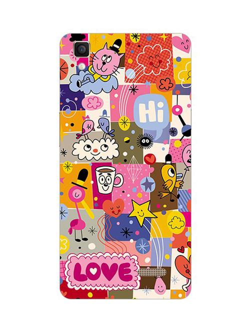 edesignhub designer silicone back cover for oppo r7 lite - 10219787 - Very Small Image - 1