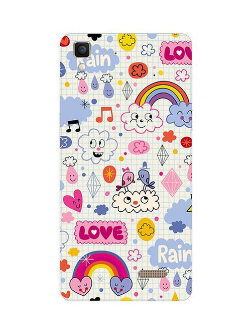 edesignhub designer silicone back cover for oppo r7 lite - 10219790 - Very Small Image - 1