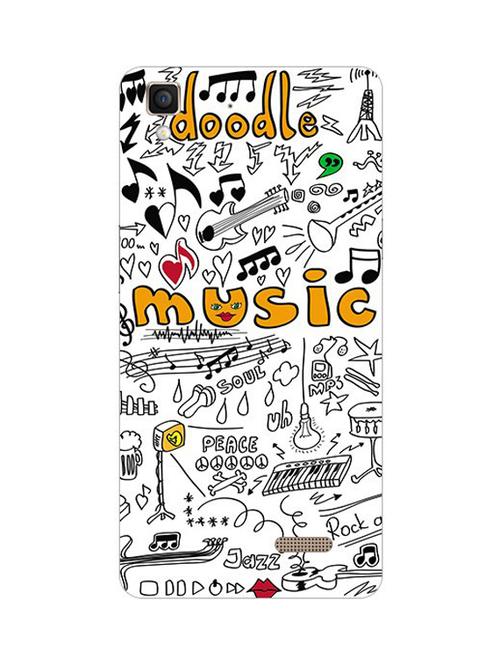 edesignhub designer silicone back cover for oppo r7 lite - 10219844 - Very Small Image - 1