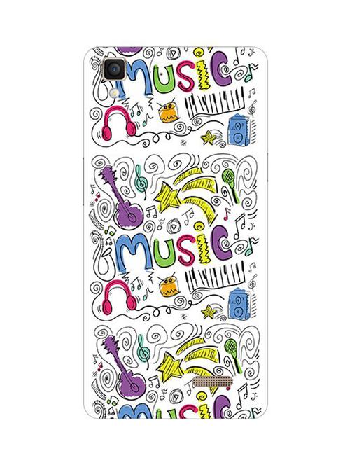edesignhub designer silicone back cover for oppo r7 lite - 10219921 - Very Small Image - 1