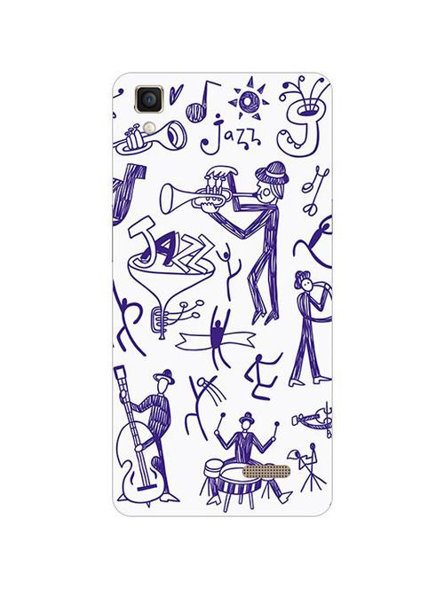 edesignhub designer silicone back cover for oppo r7 lite - 10219974 - Very Small Image - 1