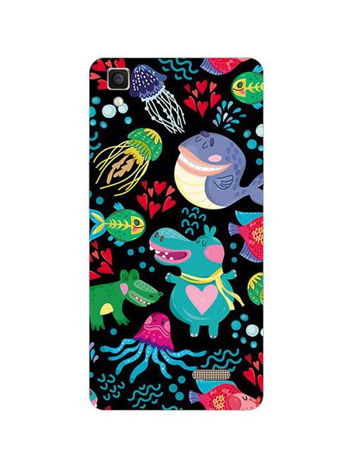 edesignhub designer silicone back cover for oppo r7 lite - 10219994 - Very Small Image - 1