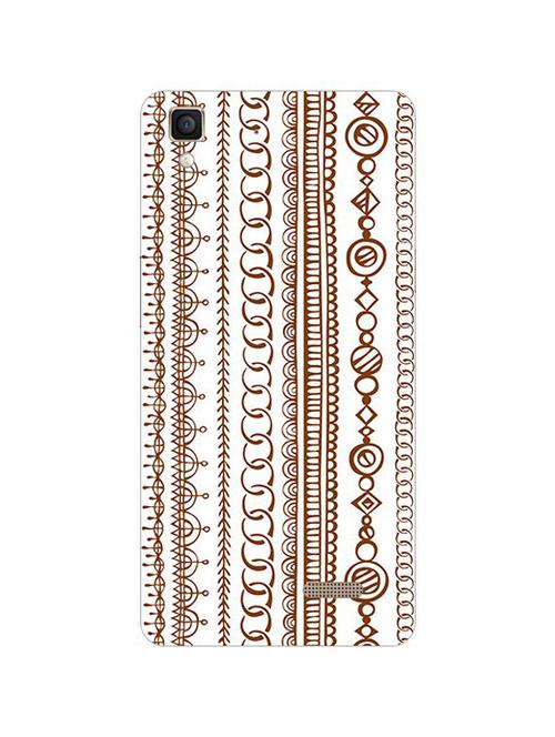 edesignhub designer silicone back cover for oppo r7 lite - 10220021 - Very Small Image - 1