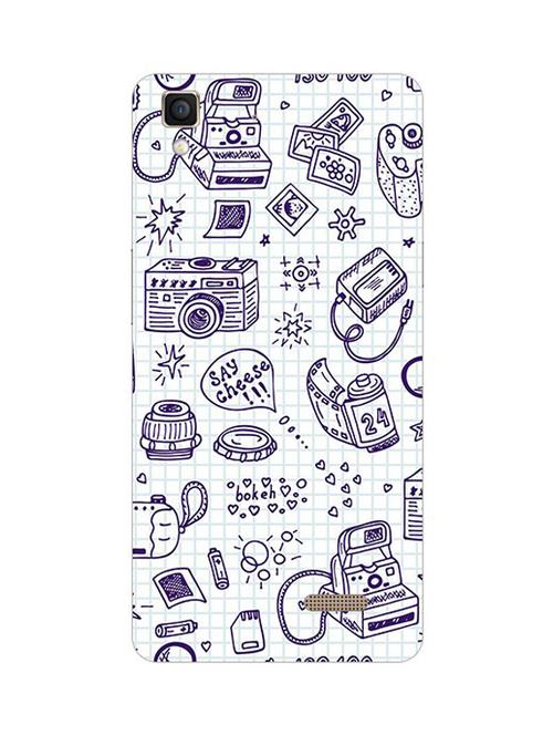 edesignhub designer silicone back cover for oppo r7 lite - 10220042 - Very Small Image - 1